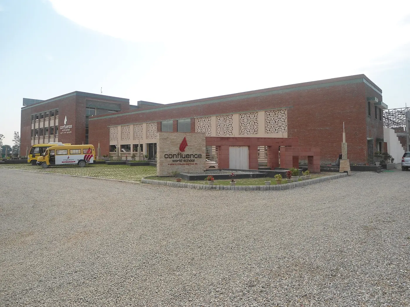 A newly built school block in Uttarakhand