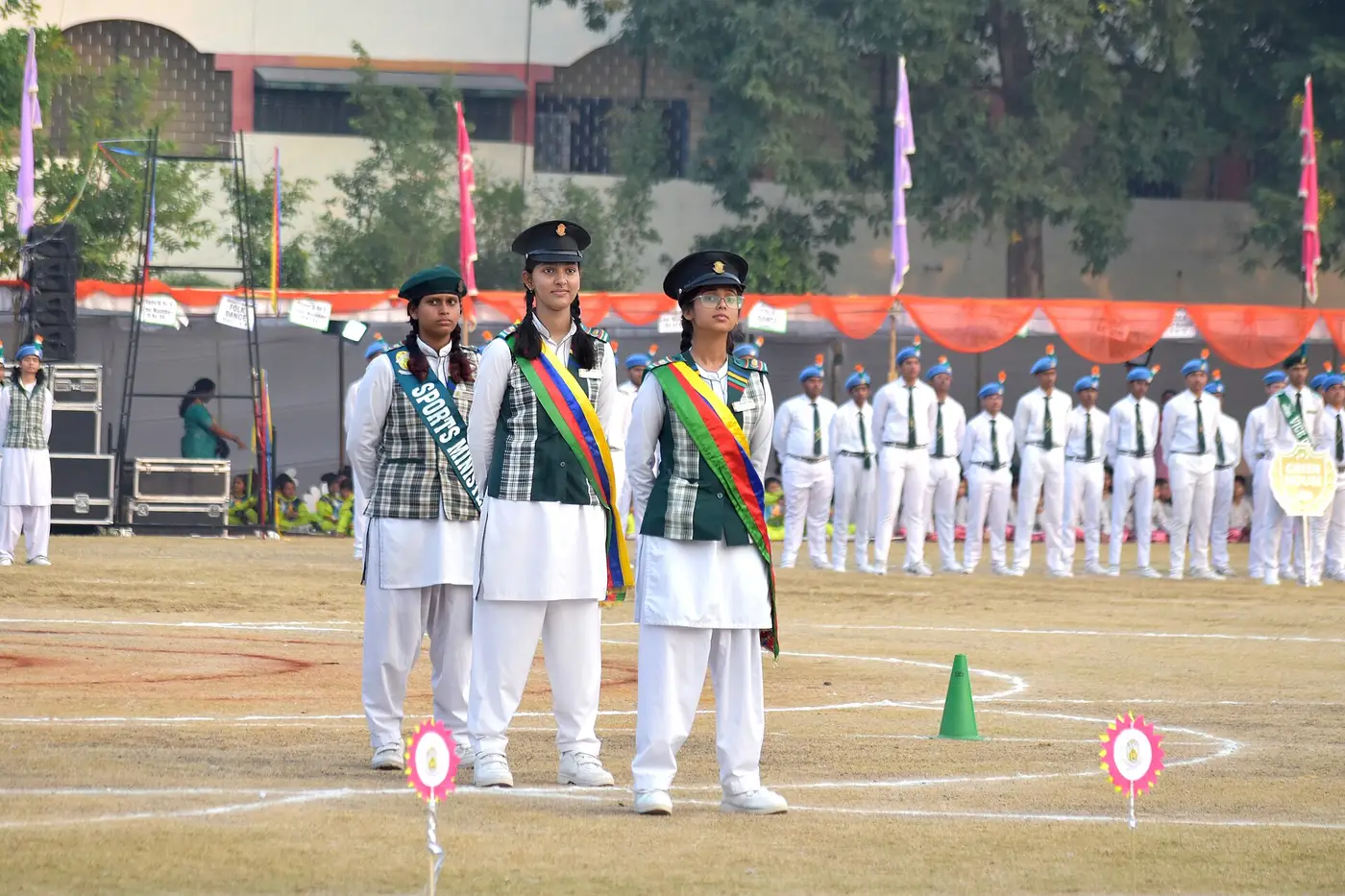 Student leaders on sports day
